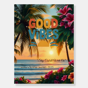 Summer Vibes Tropical Notebook Foam Board