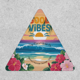 Summer Vibes Tropical Notebook Patch
