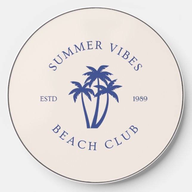 Summer Vibes Wireless Charger (Front)