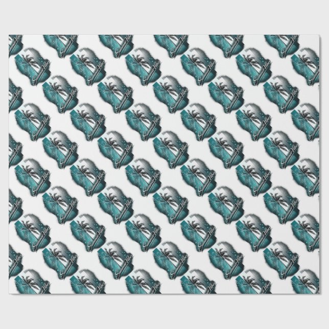 Summer Vibes Wrapping Paper (Flat)