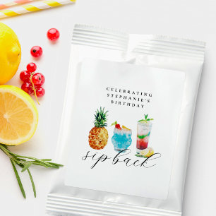 Summer Vibrant Sip Back Cocktails Birthday Party Margarita Drink Mix