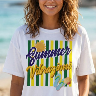 Summer Vibrazioni  T-Shirt Italy Trip Tshirt