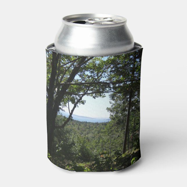Summer View in Acadia National Park Can Cooler (Can Front)