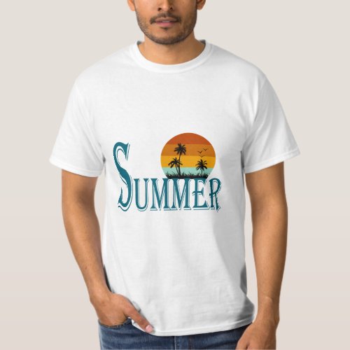 Summer Vintage T_Shirt 