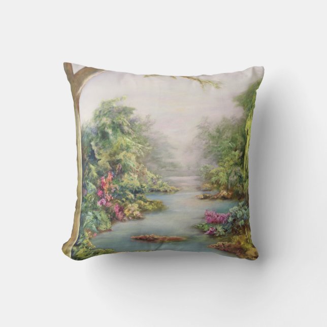 Summer Vista 1998 Throw Pillow (Front)