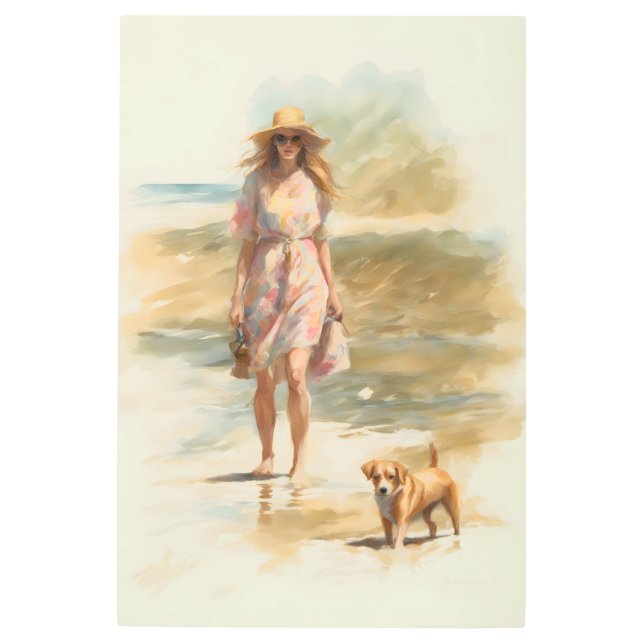 Summer Walk Metal Print (Front)