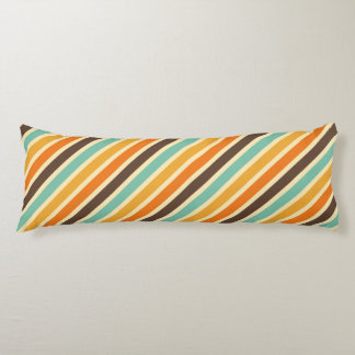 Summer Warmth Stripes Pattern Body Pillow