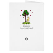 Summer Water Fun Yellow Labrador Cartoon (Back)