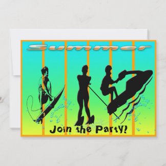 Summer - Water Sports Invitation