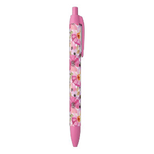 Summer Watercolor Floral Pattern Pen