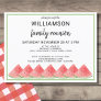 Summer Watermelon Family Reunion  Announcement Postcard