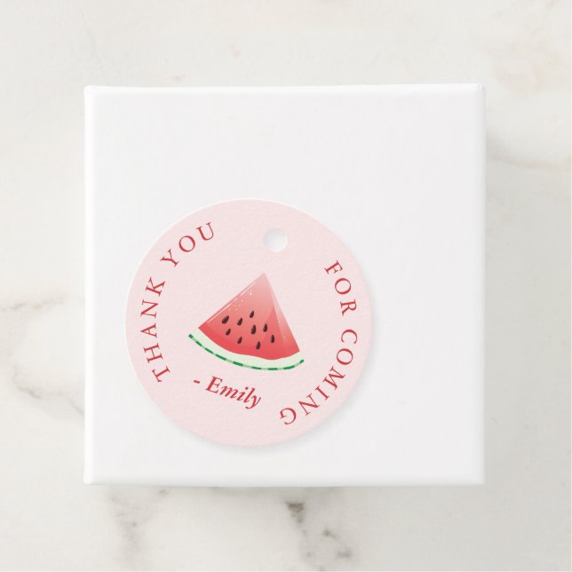 Summer Watermelon Favor Tags (In Situ)