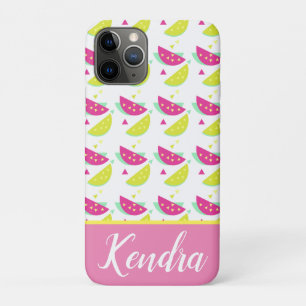 Summer Watermelon Fruit Mix Pink Yellow Confetti iPhone 11 Pro Case