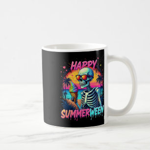 Summer Watermelon Jack-o-lantern Happy Summerween  Coffee Mug