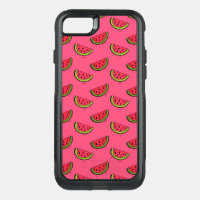 Summer Watermelon on Pink Pattern