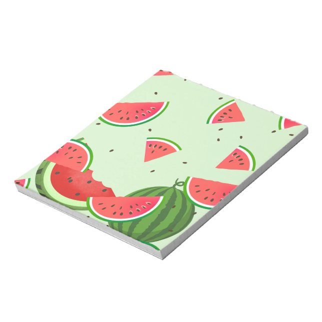 Summer Watermelon Pattern Notepad  (Rotated)