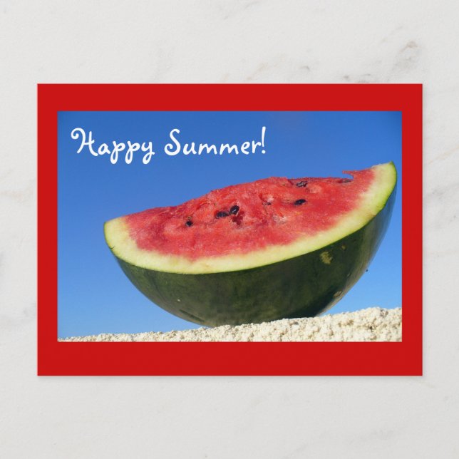 Summer Watermelon Postcard (Front)