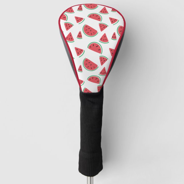 Summer Watermelon Slices Pattern Golf Head Cover (Front)