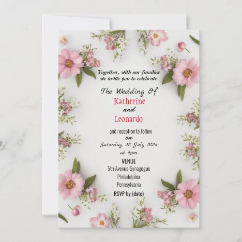 Summer Wedding Invitation