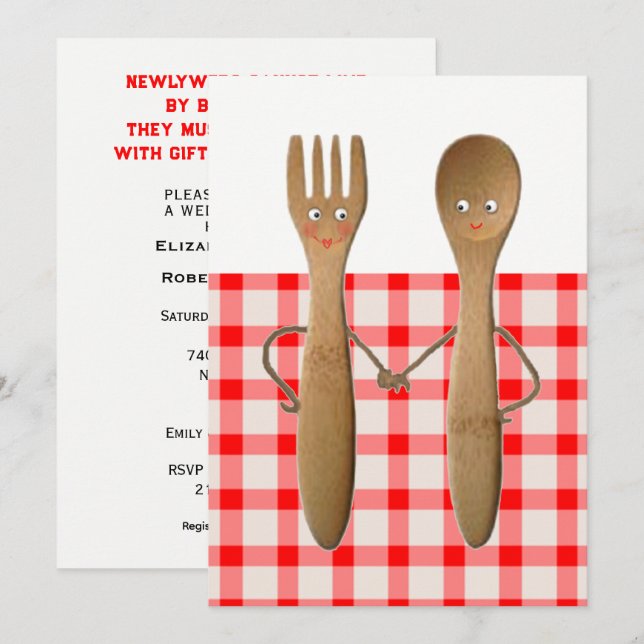 Summer Wedding Shower Invitation (Front/Back)