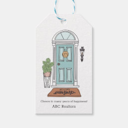 Summer Welcome Home Door Custom Real Estate Gift Gift Tags