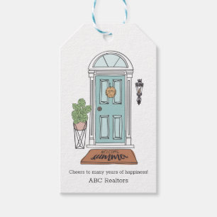 Summer Welcome Home Door Custom Real Estate Gift Gift Tags