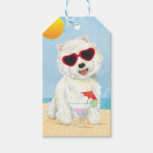 Summer Westie Gift Tags
