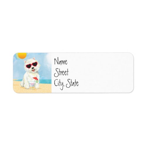 Summer Westie Label