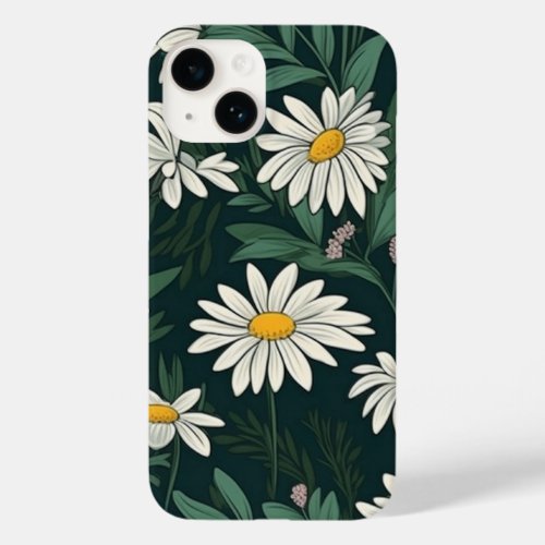 Summer White Digial Daisy  Case_Mate iPhone 14 Case