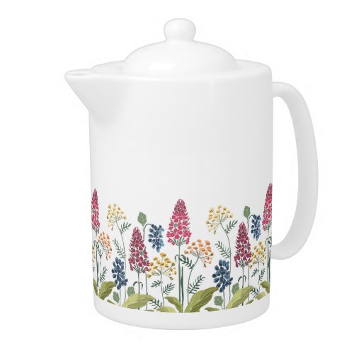 Summer Wild Flowers Teapot