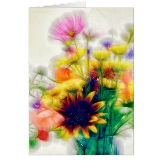 Summer Wildflower Bouquet Cards (Front)
