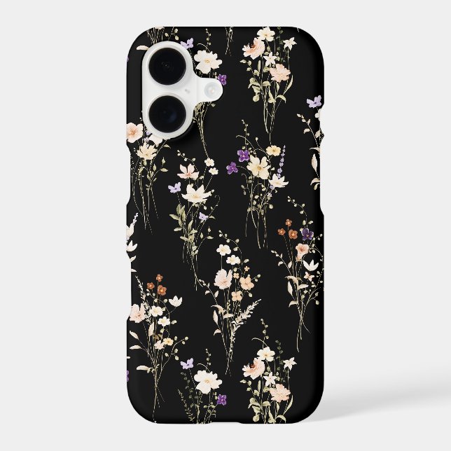 Summer Wildflower Bouquets iPhone Case (Back)