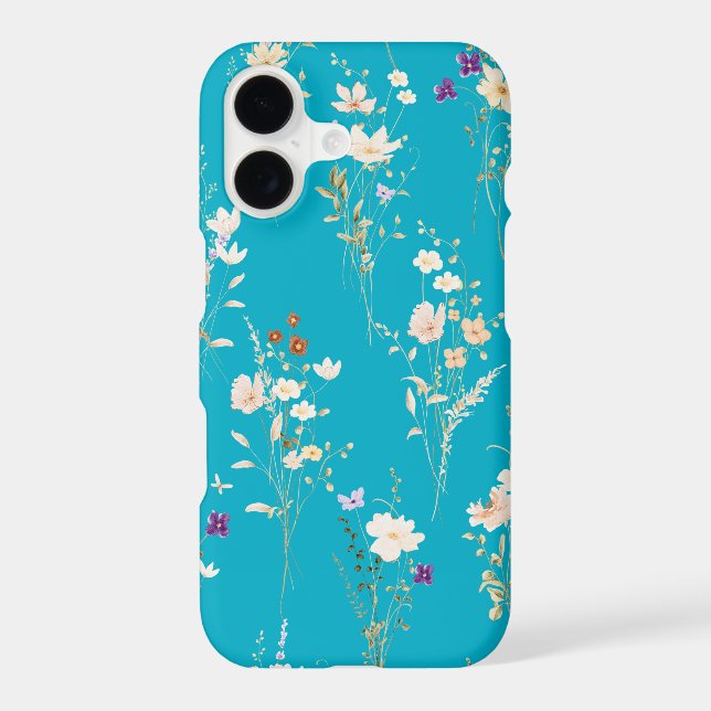 Summer Wildflower Bouquets iPhone Case (Back)