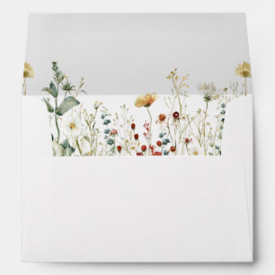 Summer Wildflower Field Envelope