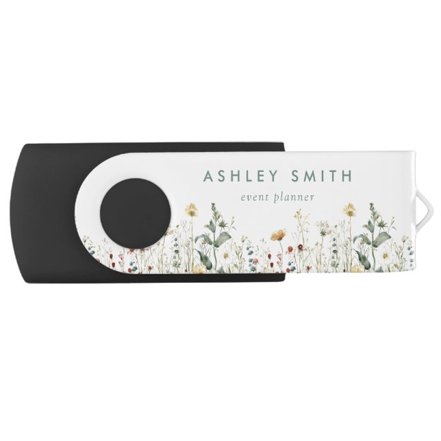 Summer Wildflower Field Flash Drive (Front)