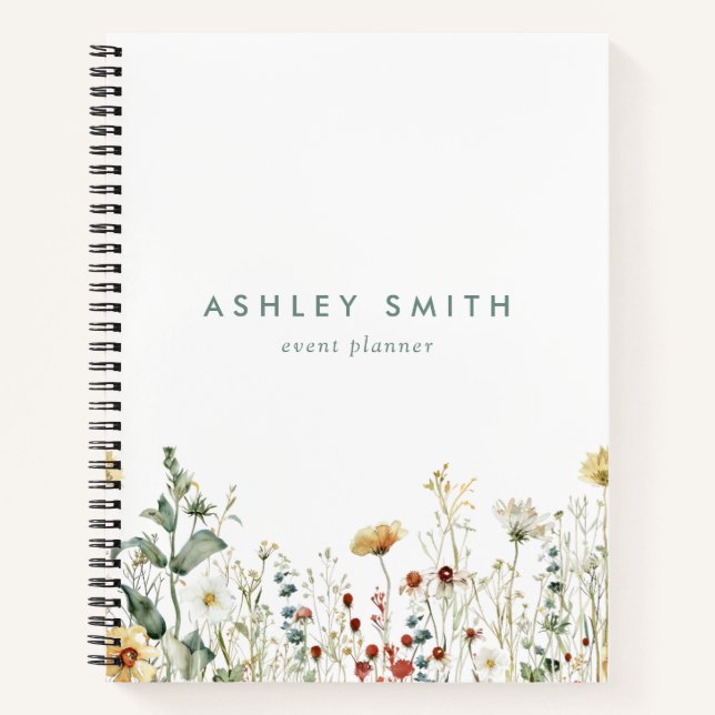 Summer Wildflower Field Notebook (Front)