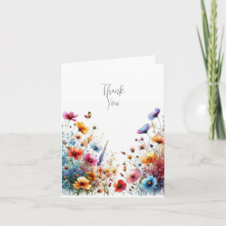 Summer Wildflower In Bloom Spring flower Card