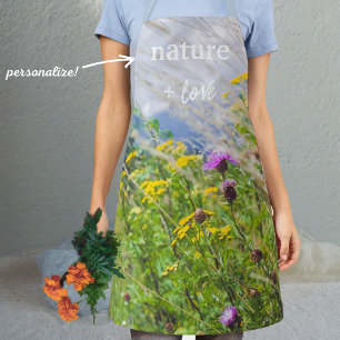 Summer Wildflower Meadow Apron