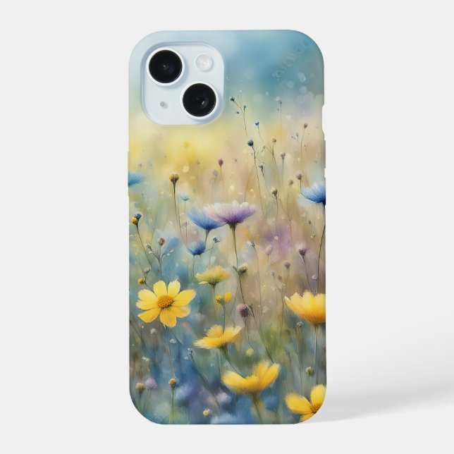Summer Wildflower Meadow Iphone Case (Back)