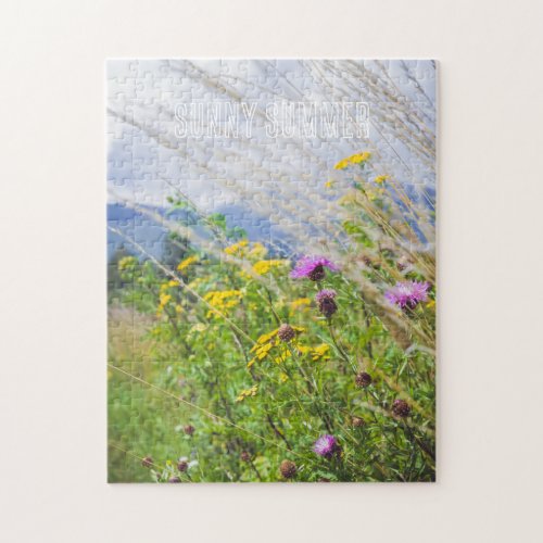 Summer Wildflower Meadow Jigsaw Puzzle