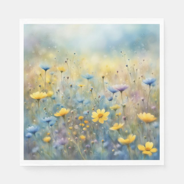 Summer Wildflower Meadow Napkins (Front)