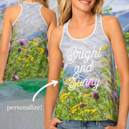 Summer Wildflower Meadow Tank Top