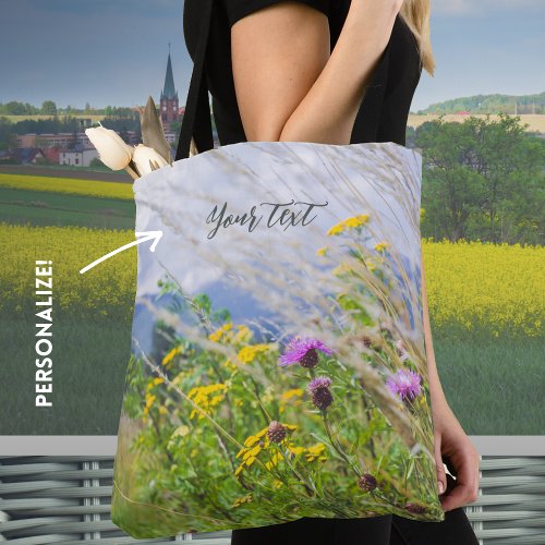 Summer Wildflower Meadow Tote Bag