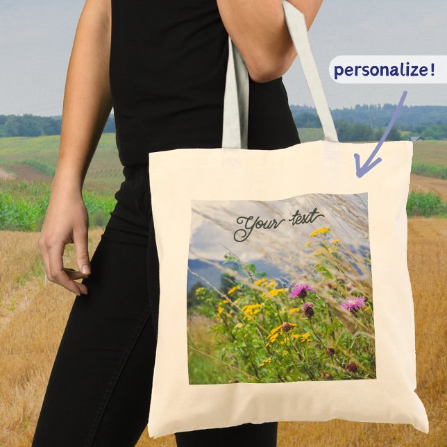 Summer Wildflower Meadow Tote Bag (Creator Uploaded)