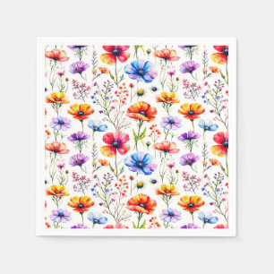 Summer Wildflower Napkins