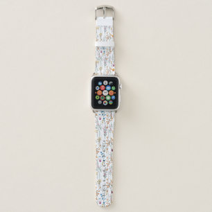 Summer Wildflower Pattern Apple Watch Band