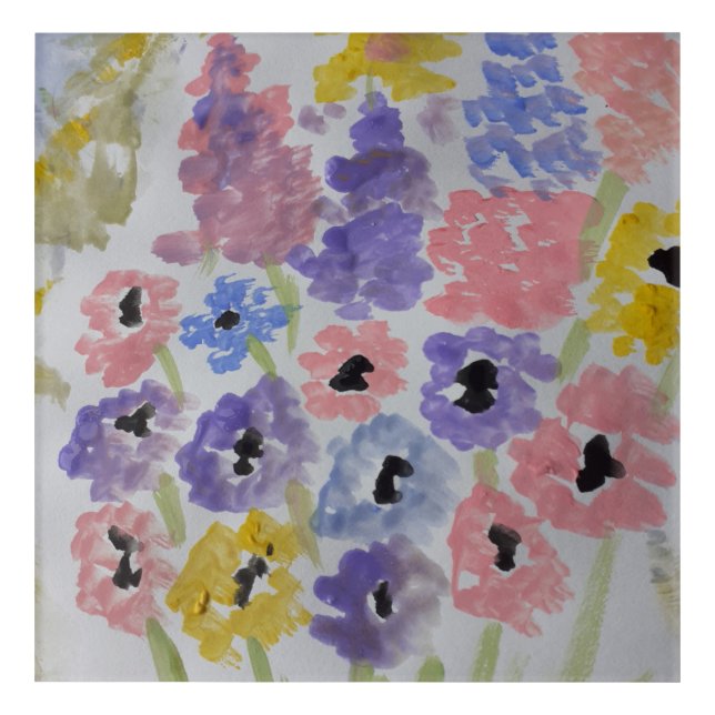 Summer Wildflowers  Acrylic Print (Front)