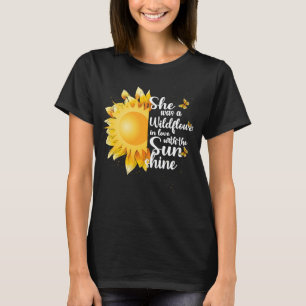 Summer Wildflowers and  Sunshine T-Shirt