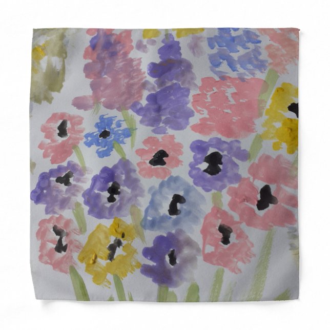 Summer Wildflowers  Bandana (Front)