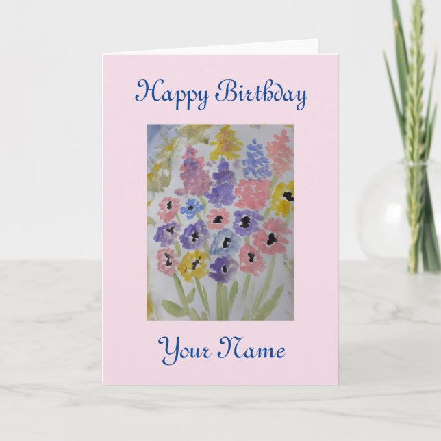 Summer Wildflowers Birthday Card